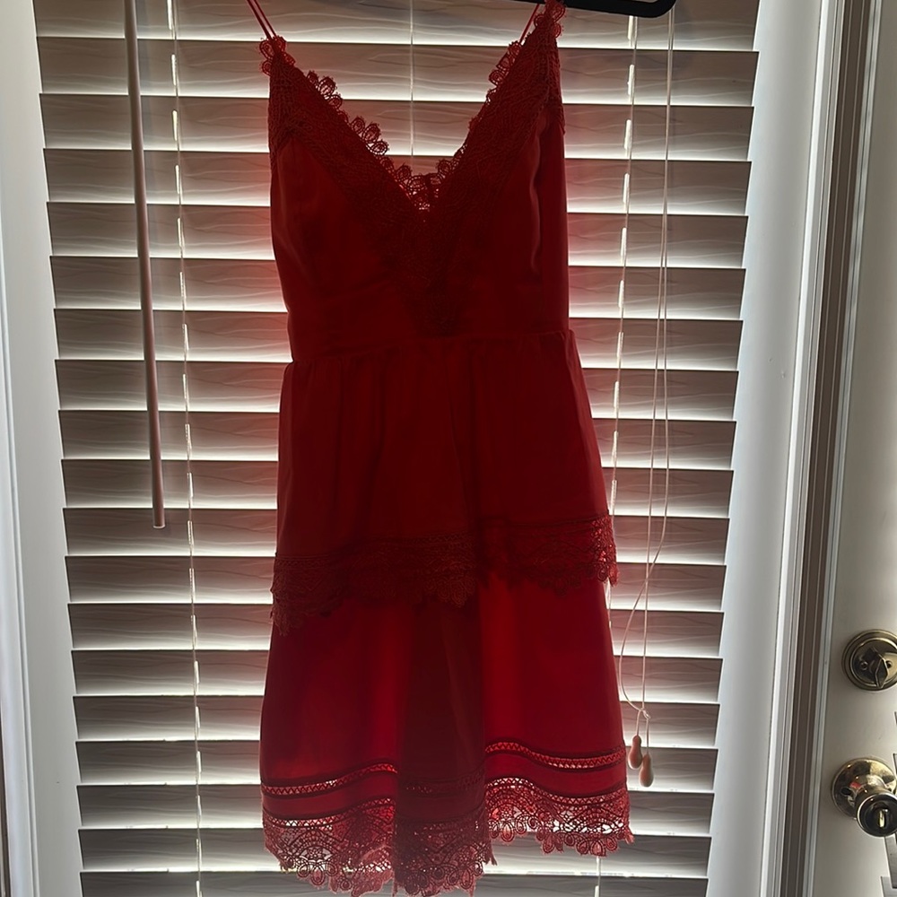 orange dress
